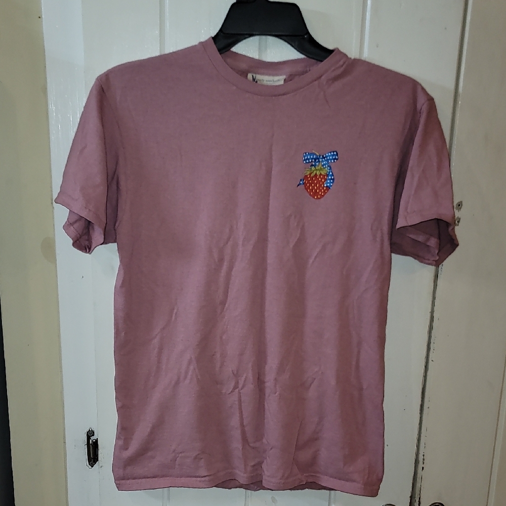 Simply Southern Pink Casual Short Sleeve Tee